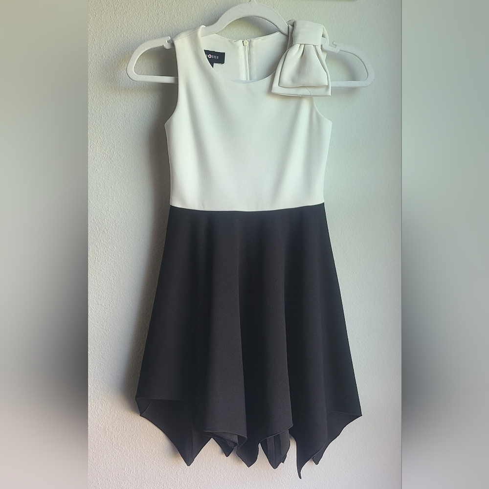 Amy Byer - Black White Formal Dress, Sz 8